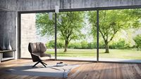 Nouvelle Baie Coulissante  Aluminium Schüco ASS 41 SC masqué : performances thermiques optimales 