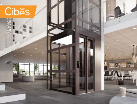 Cabine élévatrice Cibes C1 Pure : l'élégance au service de l'accessibilité privée et publique