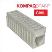 Caniveau compact KOMPAQDRAIN  CIVIL