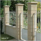 Pilier Lisse  - Pilier de portail 