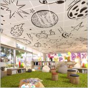 Gamme Knauf Danoline Creative - Plafond acoustique personnalisable
